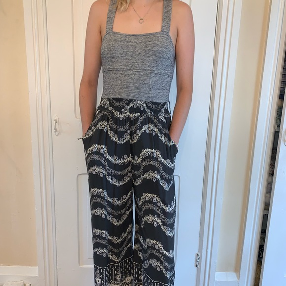 Anthropologie Maple Lane Belted Culotte Jumpsuit - Picture 7 of 16